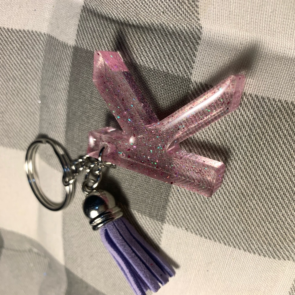 Letter keychains